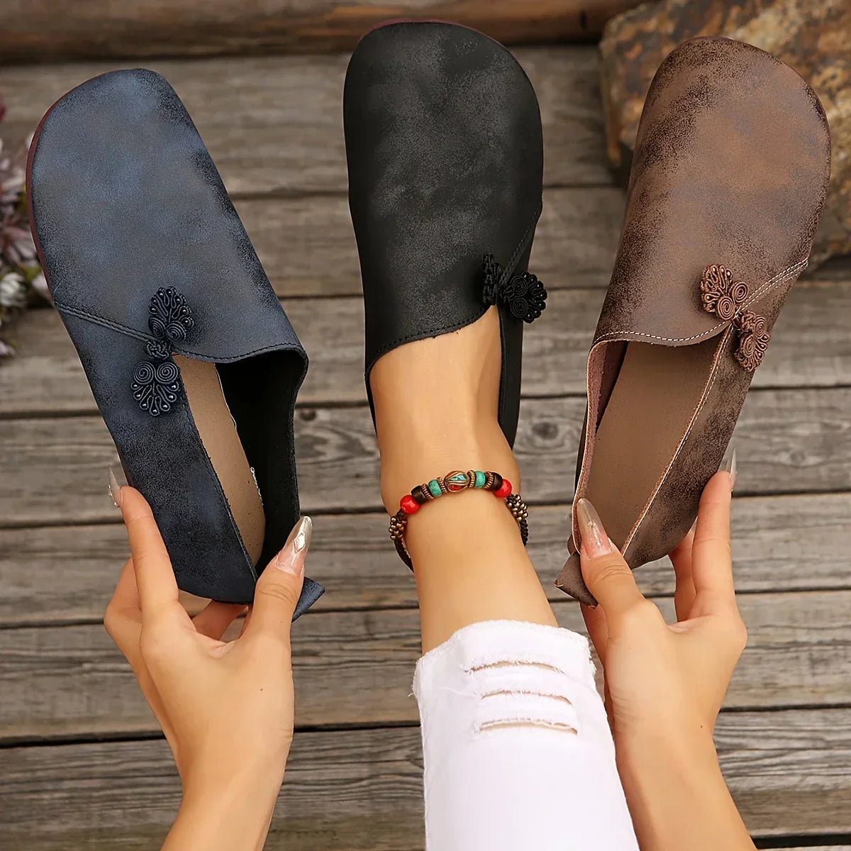 Liora™ | Sandales Confort Soutien Naturel
