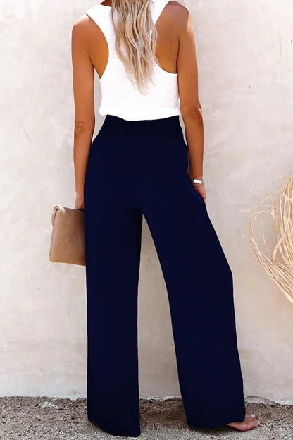 Riana™ | Pantalon taille haute coupe relax