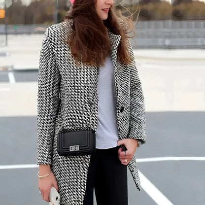 Camille™ | Manteau Long Laine Élégance Pure