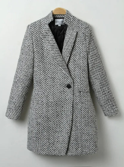 Camille™ | Manteau Long Laine Élégance Pure