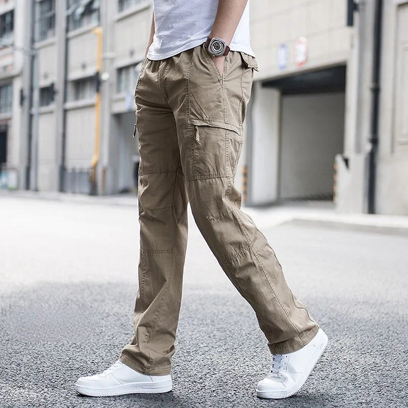 Enzo™ | Pantalon Cargo Moderne en Coton