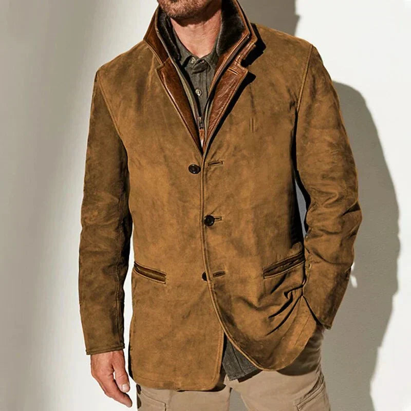 Jack™ | Veste Élégance Suédée