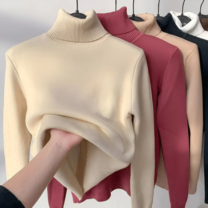 Séraphine™ | Pull Col Roulé Doublé Fleece